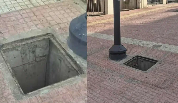 Απίστευτο κι όμως ελληνικό: Άγνωστοι έκλεψαν 23 καπάκια φρεατίων… από τον ίδιο δρόμο